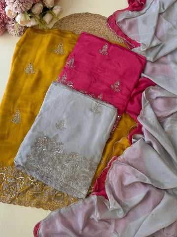 Handworked Un-stitched suit-8902