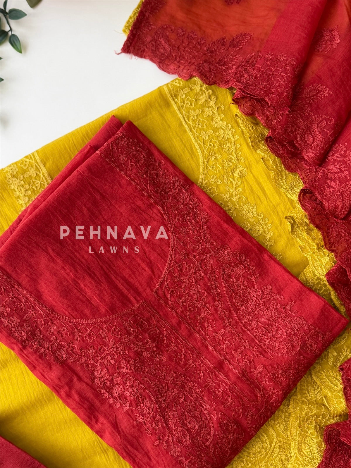 Chanderi Embroidered Unstitched Suit 791D4