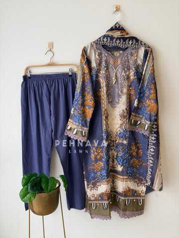 Embroidered Casual Ready To Wear Suit-404