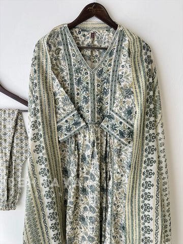Printed Cotton Suit with Dupatta-18546 - Pehnava Lawns