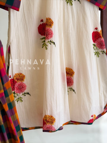 Floral Printed Farshi Salwar 4599
