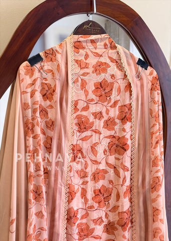 Floral Embroidered Unstitched Suit 4279