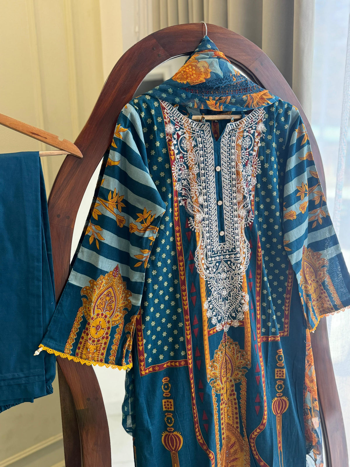 Embroidered Casual Pakistani Suit