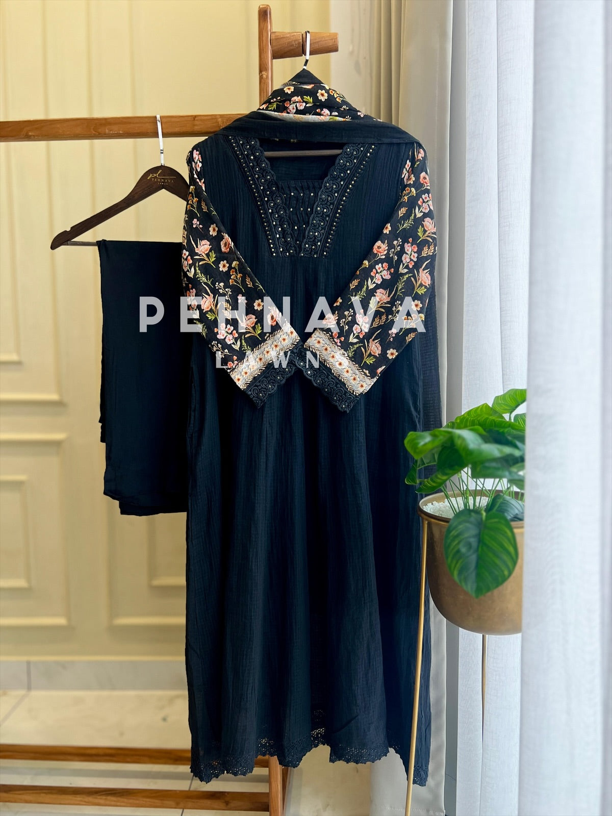 Grace Cota Check Suit Set