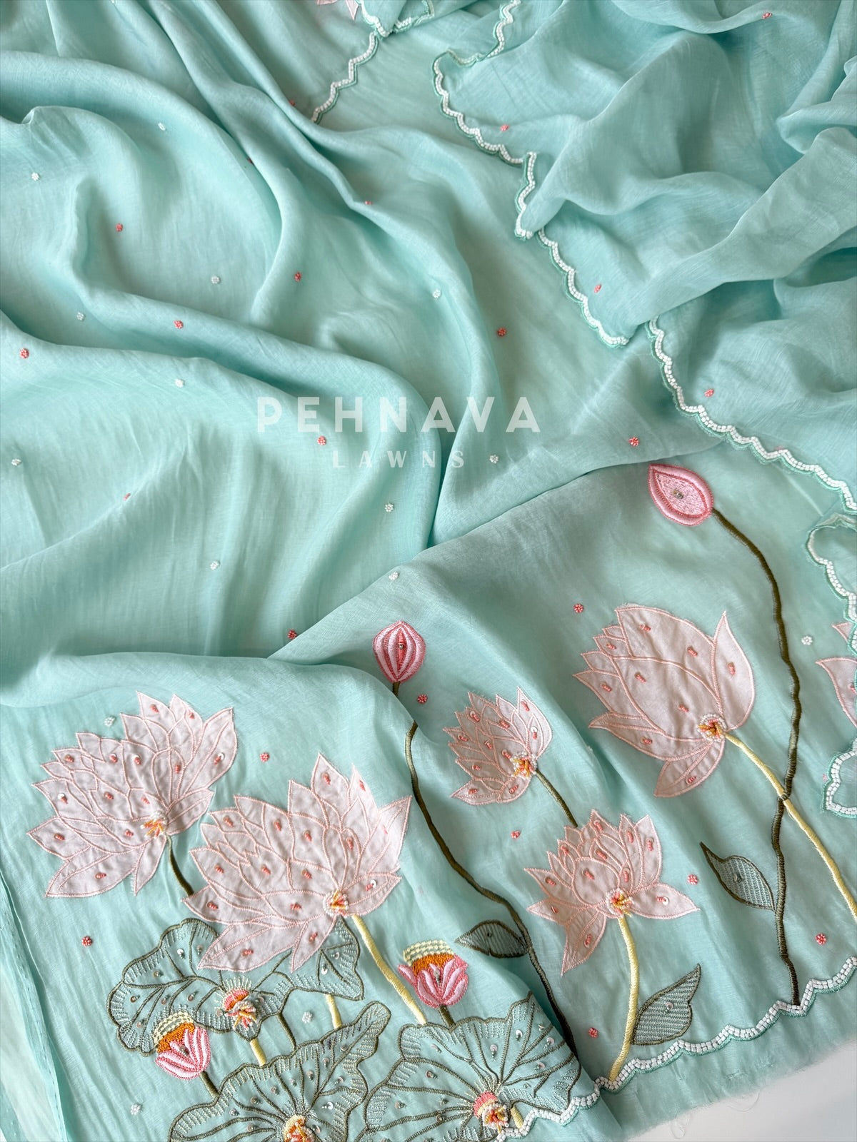 Chanderi Embroidered Unstitched Suit SS 1567