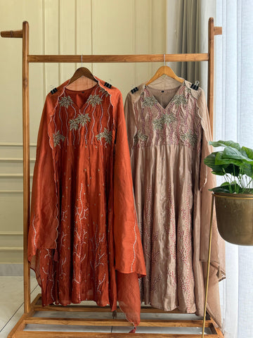 Classic Festive Anarkali Suit with Fine Embroidery