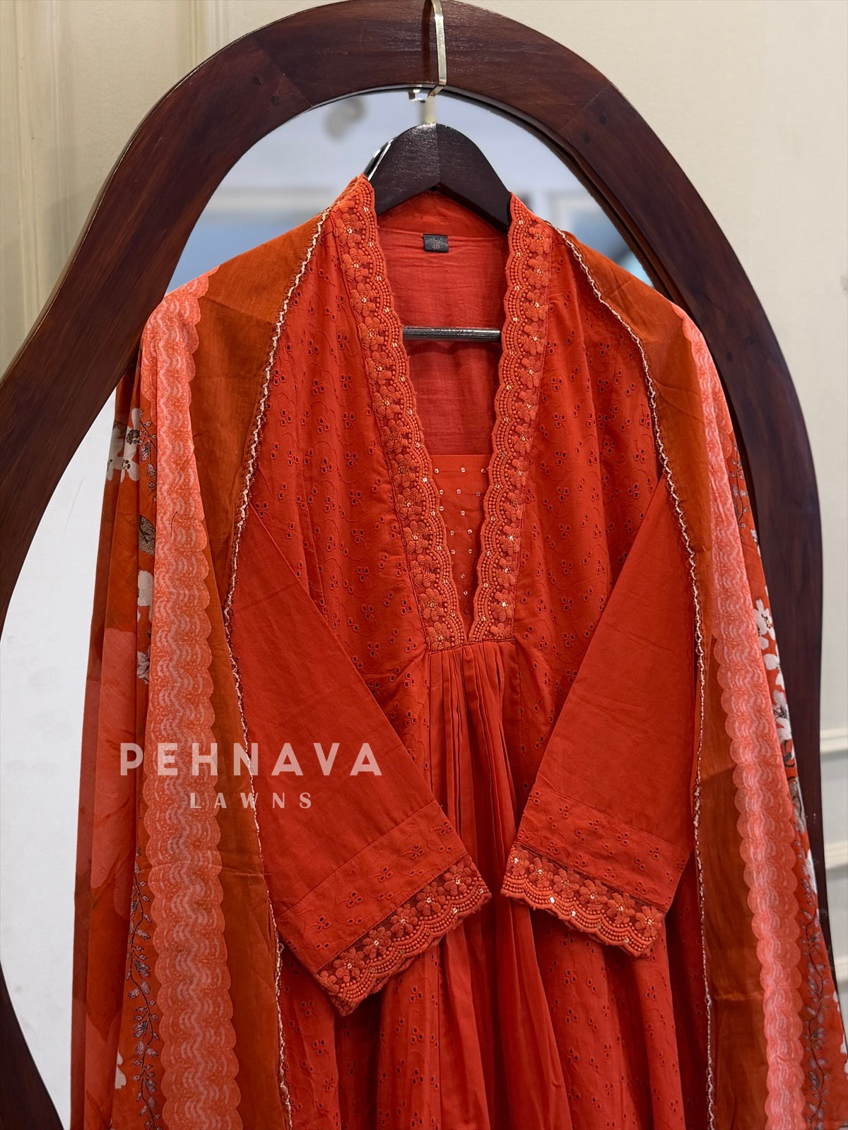 Front Panel Printed Suit Set
