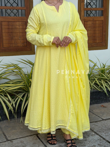 Dobby Cotton Three Piece Ensemble