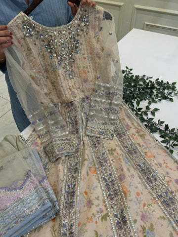 Vintage Grace Pastel Suit