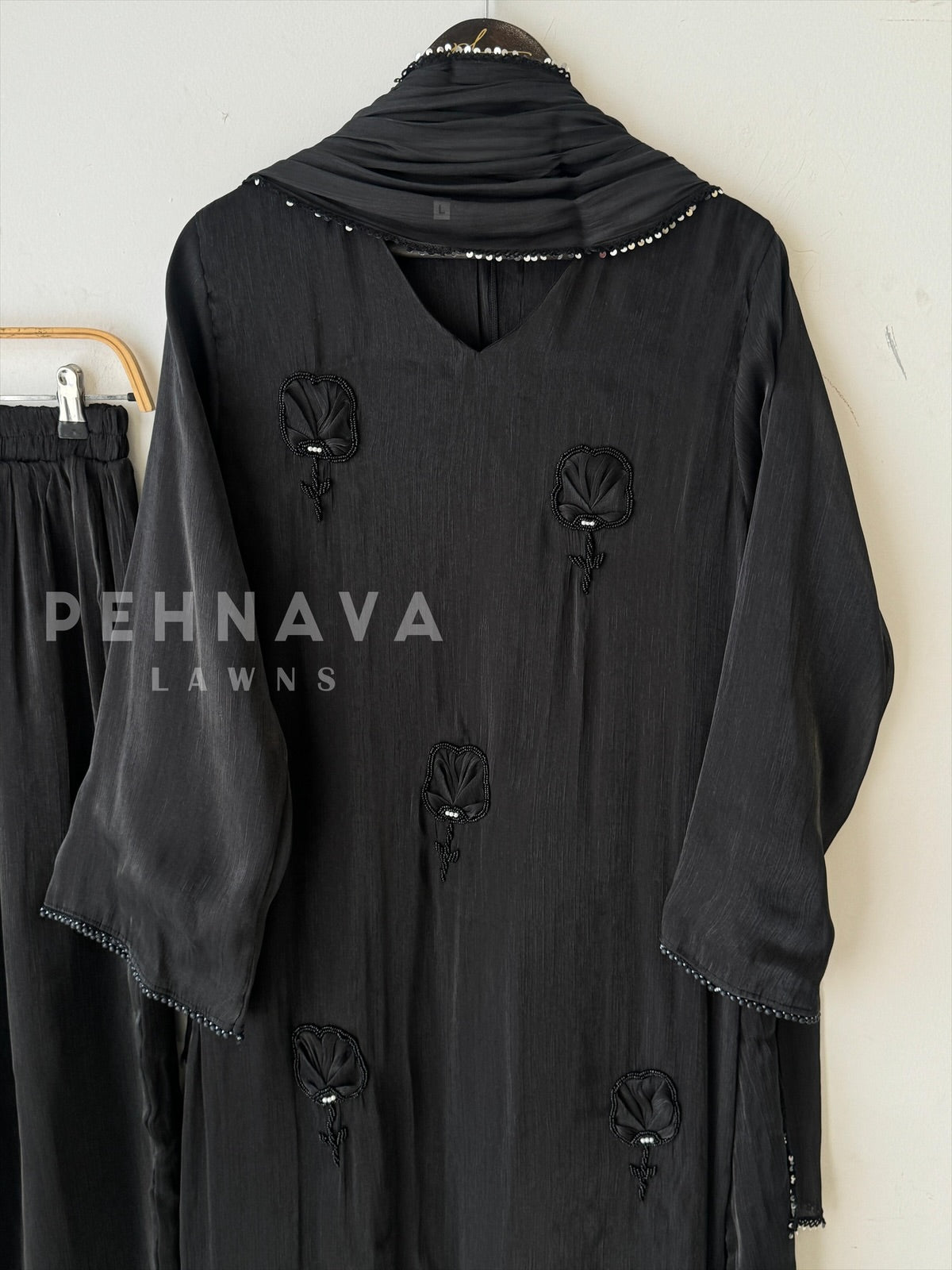 Shimmer A-line 3 peice Suit-3617 - Pehnava Lawns
