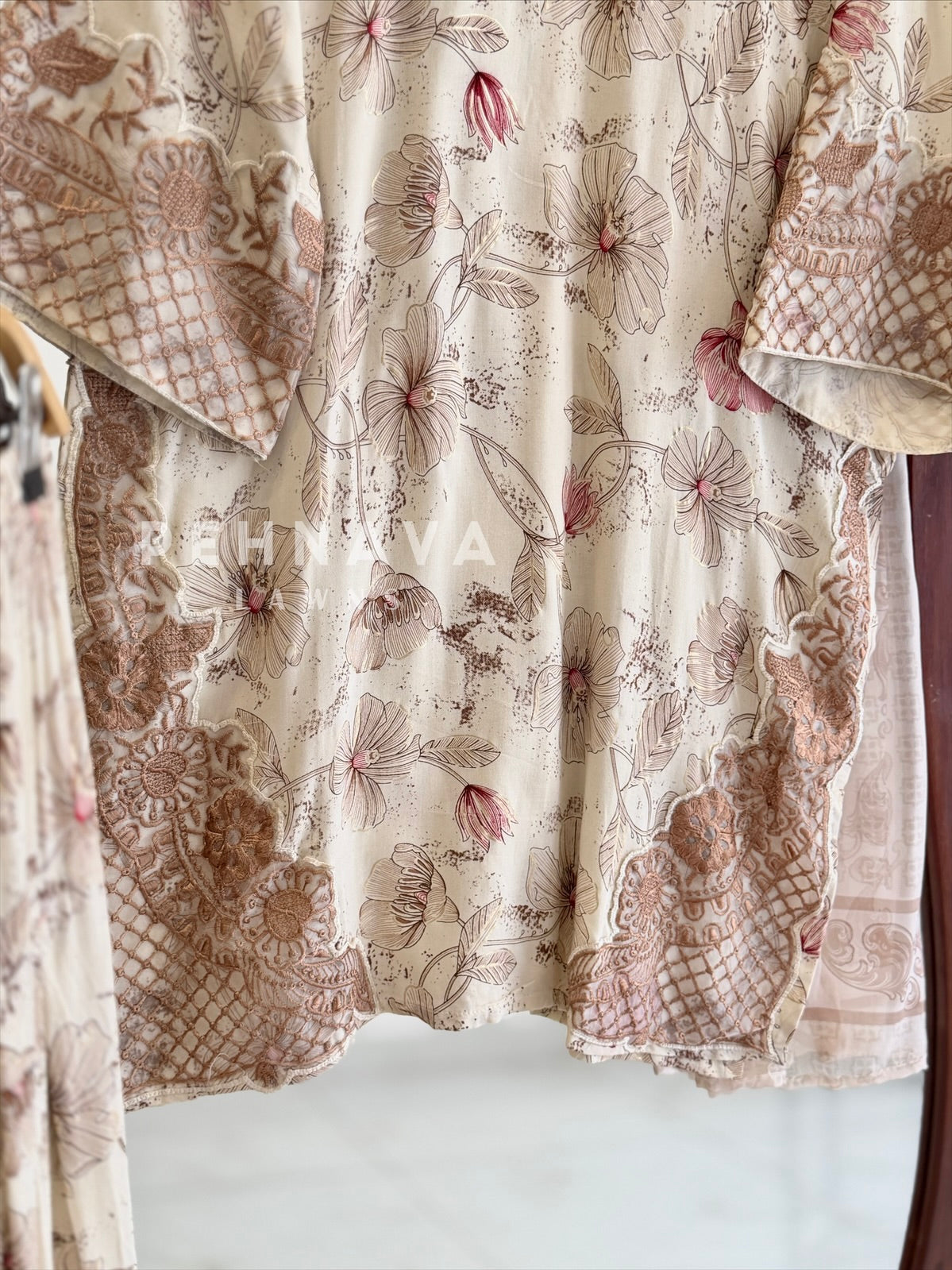 Floral Embroidered Farshi Salwar LRC 356