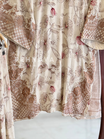 Floral Embroidered Farshi Salwar LRC 356