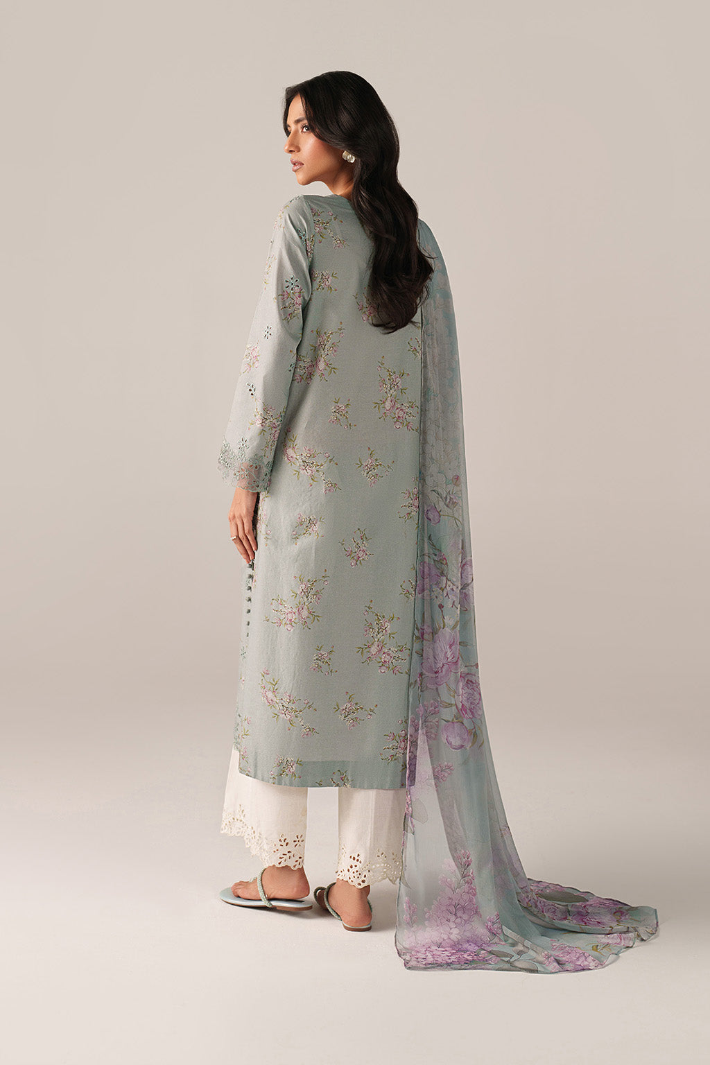 IZNIK Embroidered Printed Lawn SS-12 - Pehnava Lawns