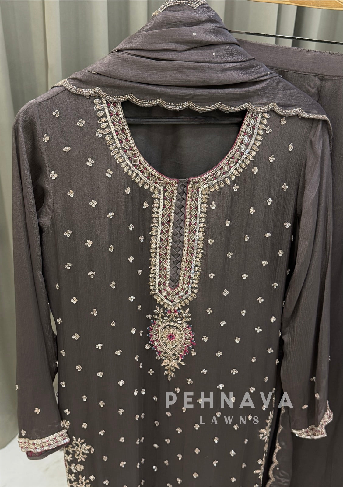 Premium Handworked Chinnon Suit-U4066
