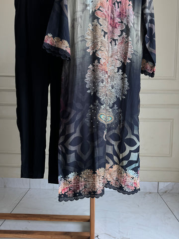 Muslin Hand detailed suit -M75