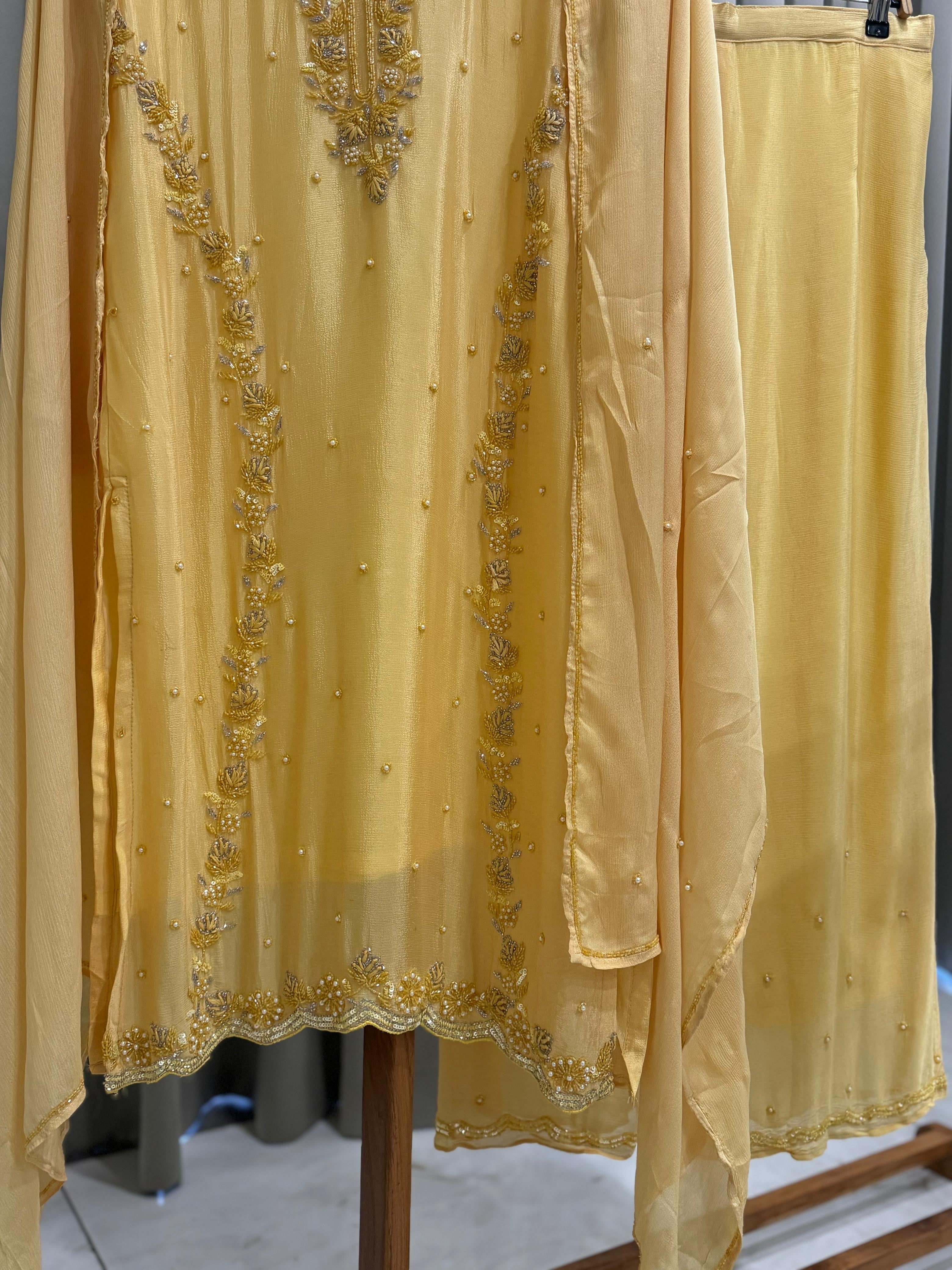 Heavy Handworked Chinnon Suit