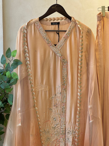Dhanak Three piece luxurious suit DL-0330