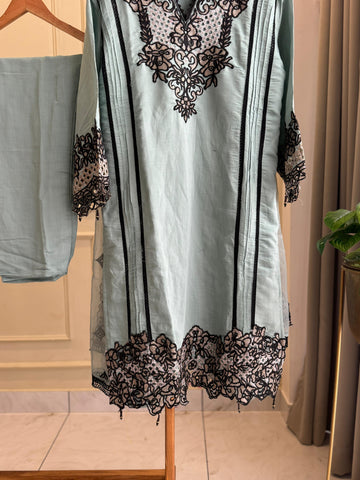 Lace Trimmed Tunic Salwar