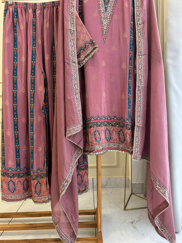 Premium Flowy crepe Suit-2729