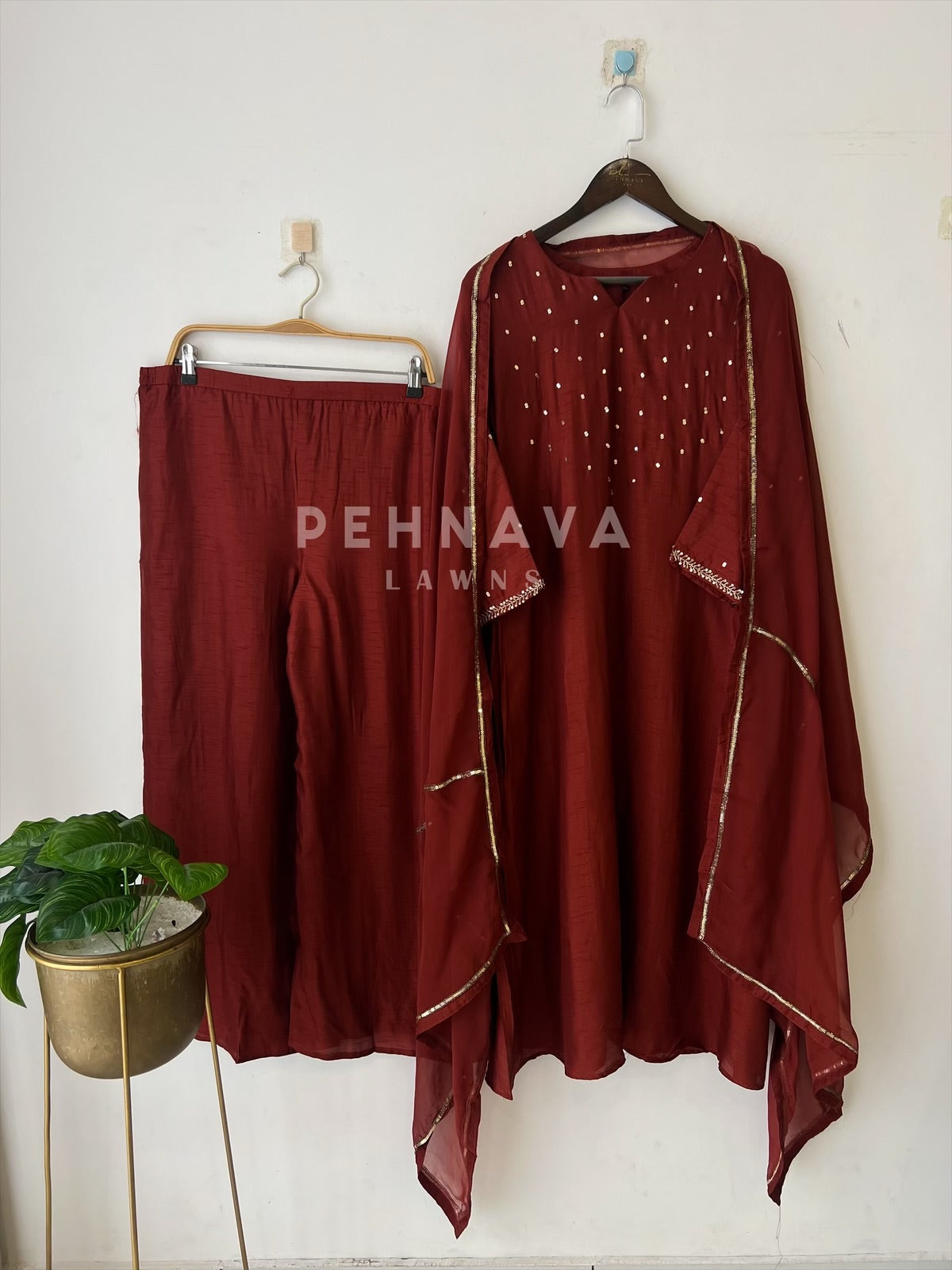 Sequin Embellished Suit