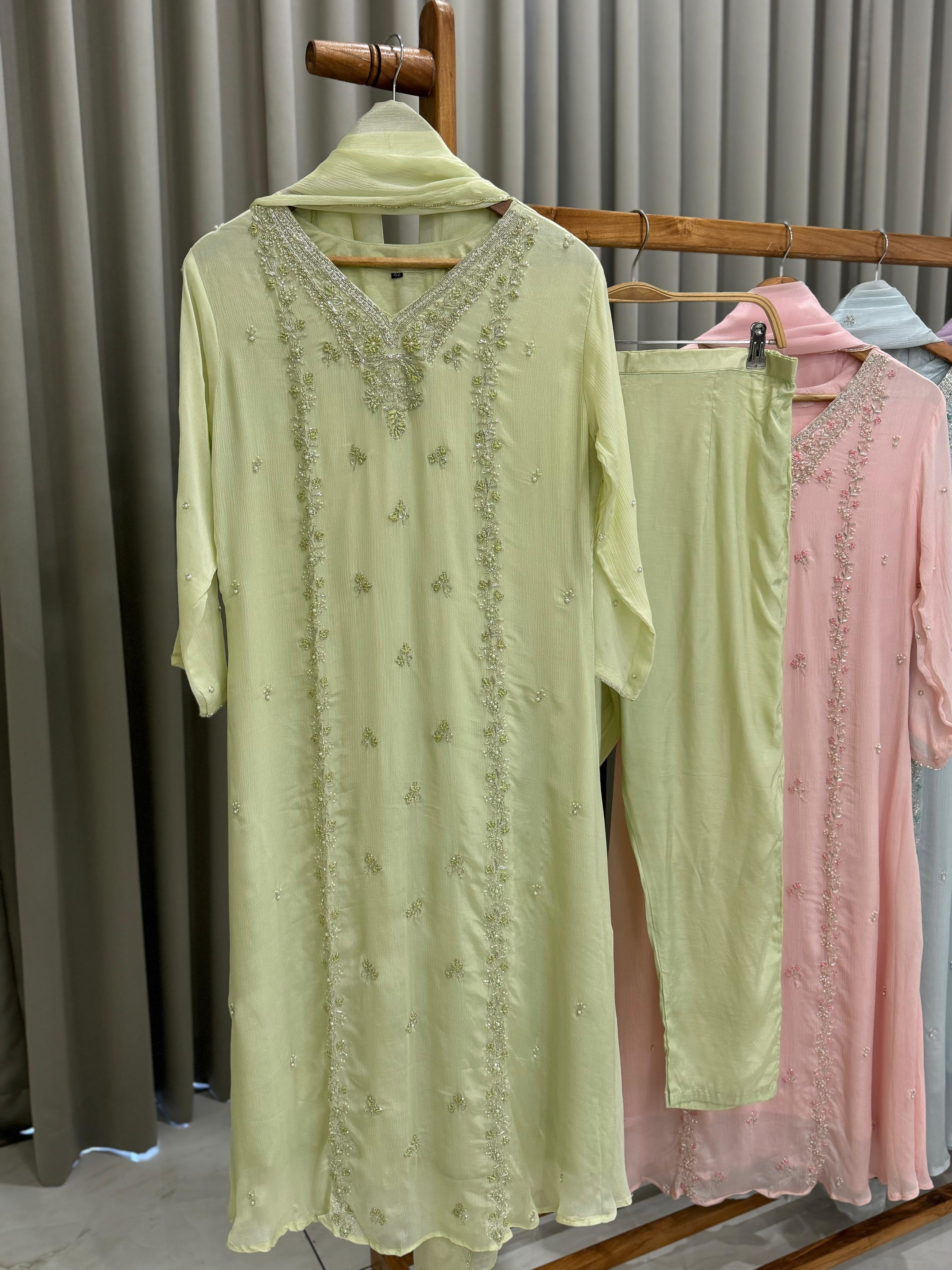 Handworked Premium Ready to wear suit-5373