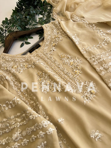 Premium Agha Noor’s Chiffon Suit-1625