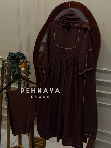 Minimal Flared Anarkali suit