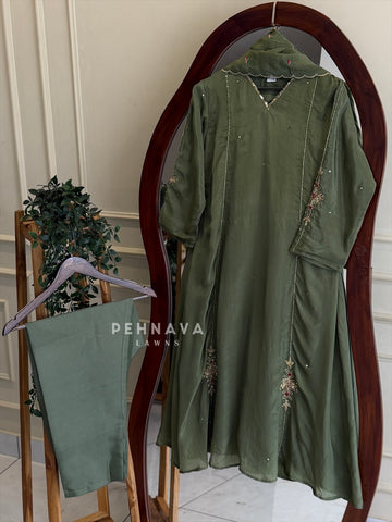 Handworked Panel Suit Set