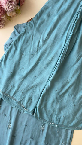 Chinnon handworked suit with palazzo Bottom