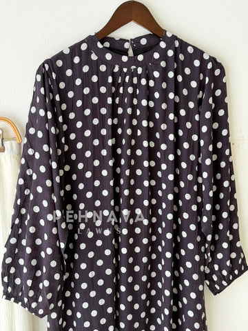 Polka Dot Printed Imported Suit 6176