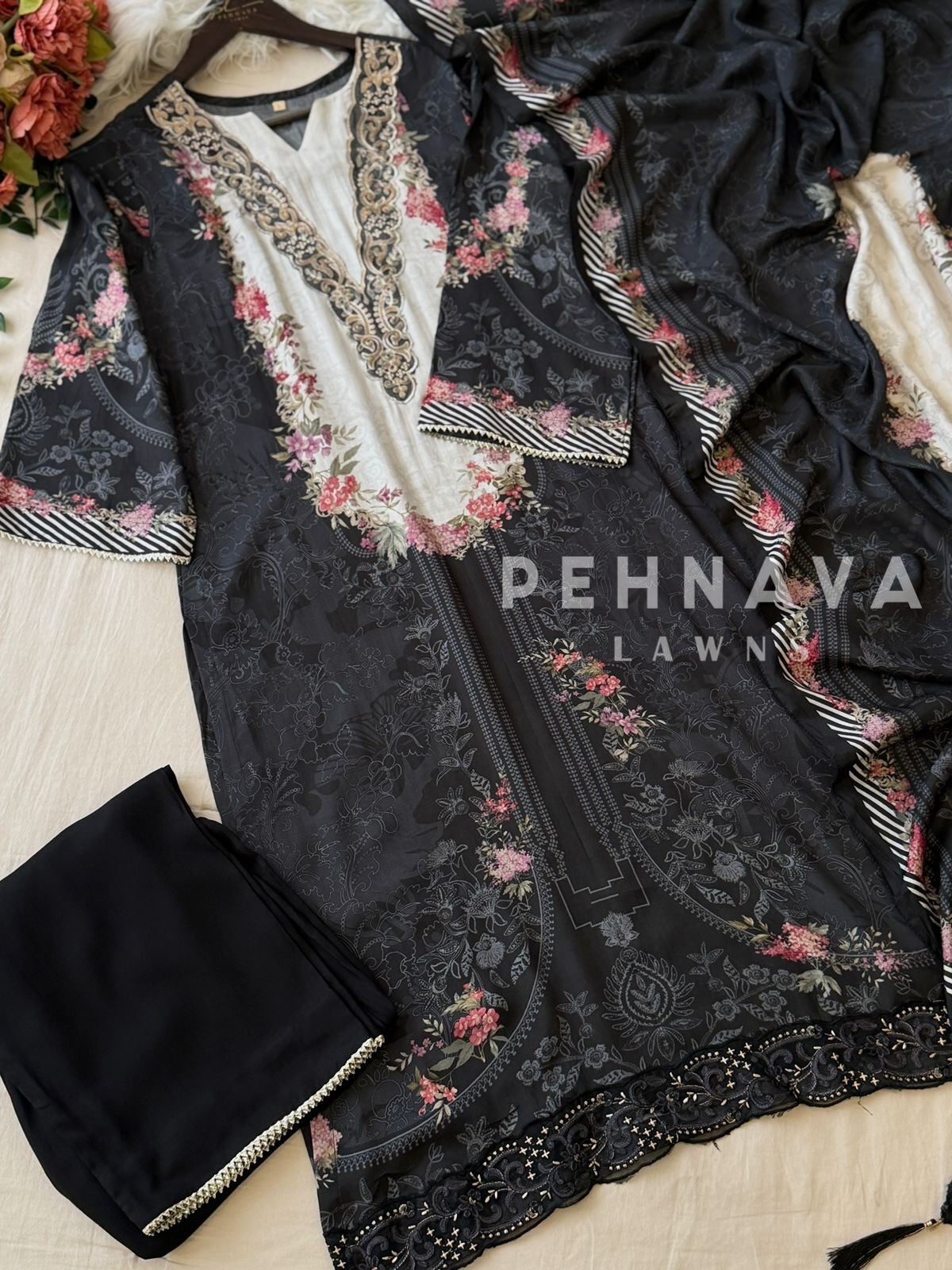 Muslin Unstitched Suit 357
