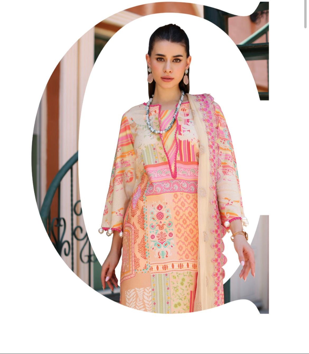 Chariszma Printed Suit-2