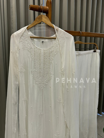 Premium Hand Work Ethnic Suit - Pehnava Lawns