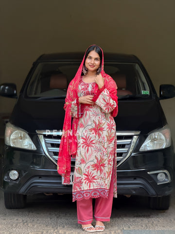 Signature Printed Lawn Unstitched Suit-1550