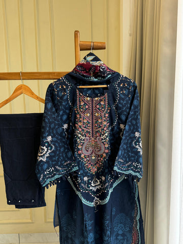 Printed Casual Cotton Suit 29904