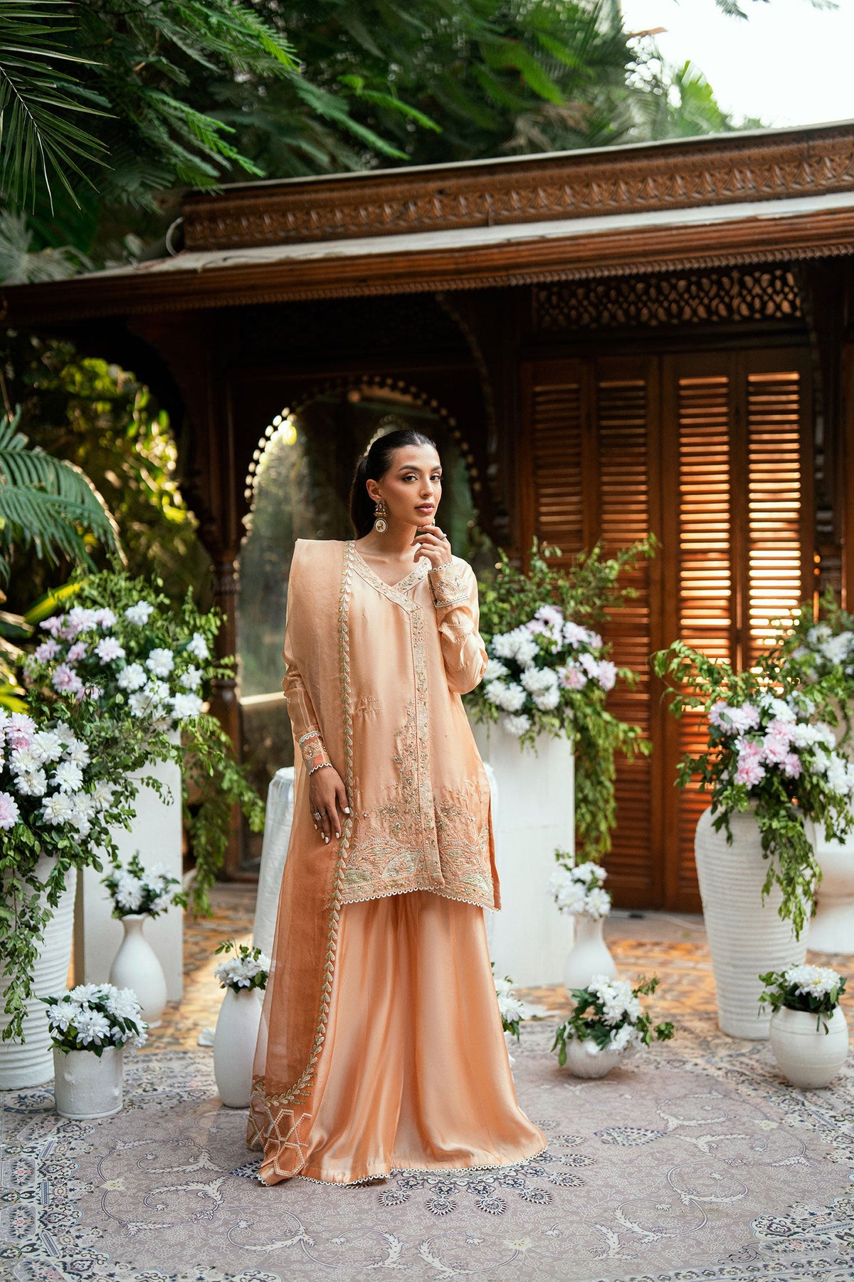 Dhanak Three piece luxurious suit DL-0330