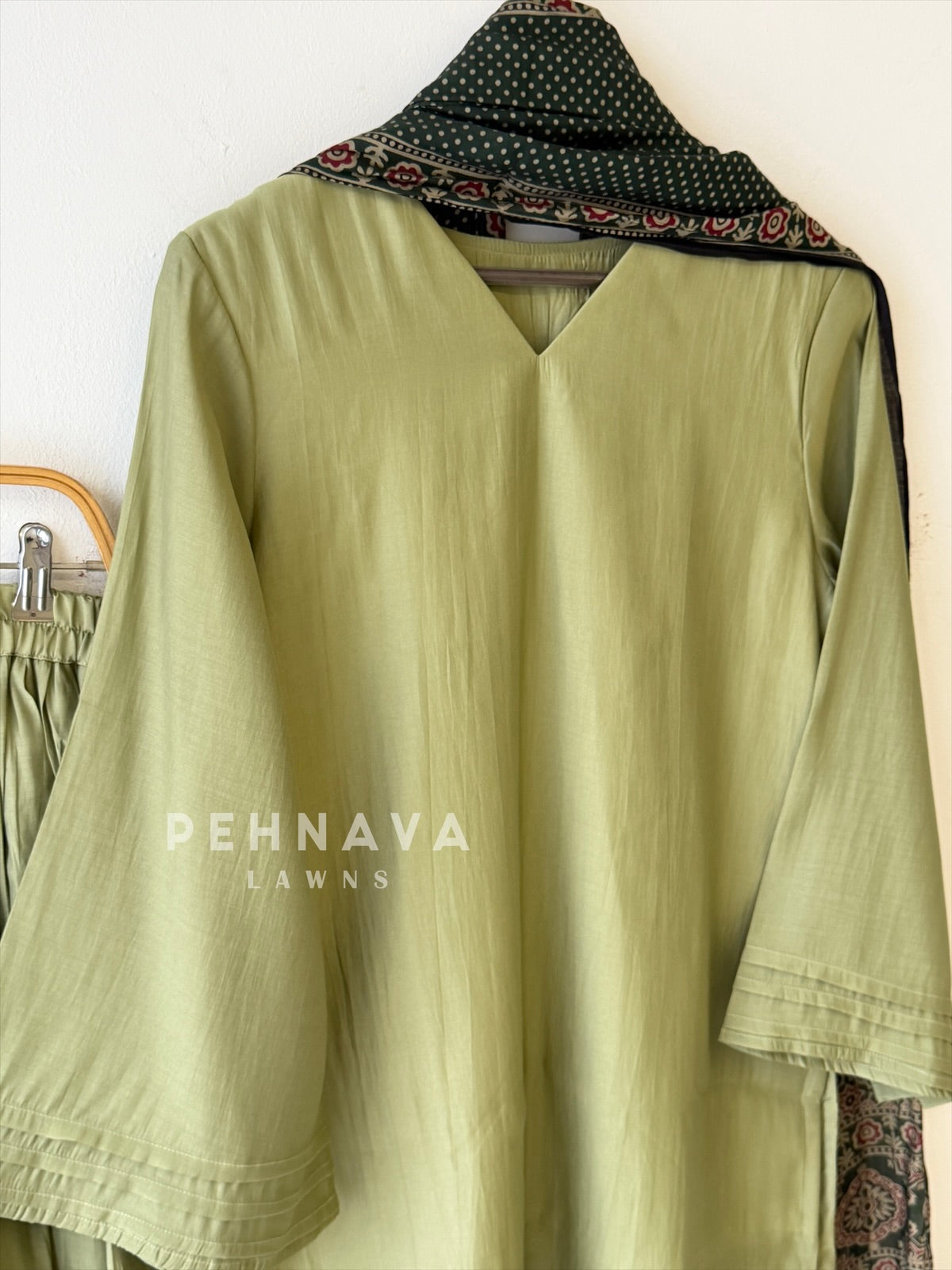 Farshi Shalwar Set with Printed Dupatta B269