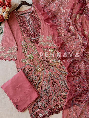 Signature Printed Lawn Unstitched Suit