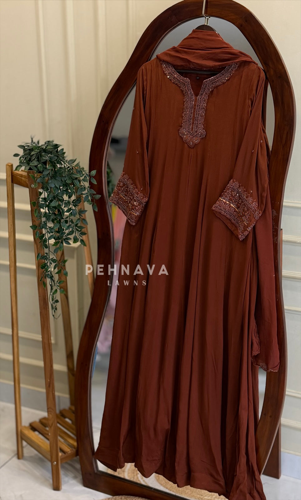Premium Handworked Anarkali Attire