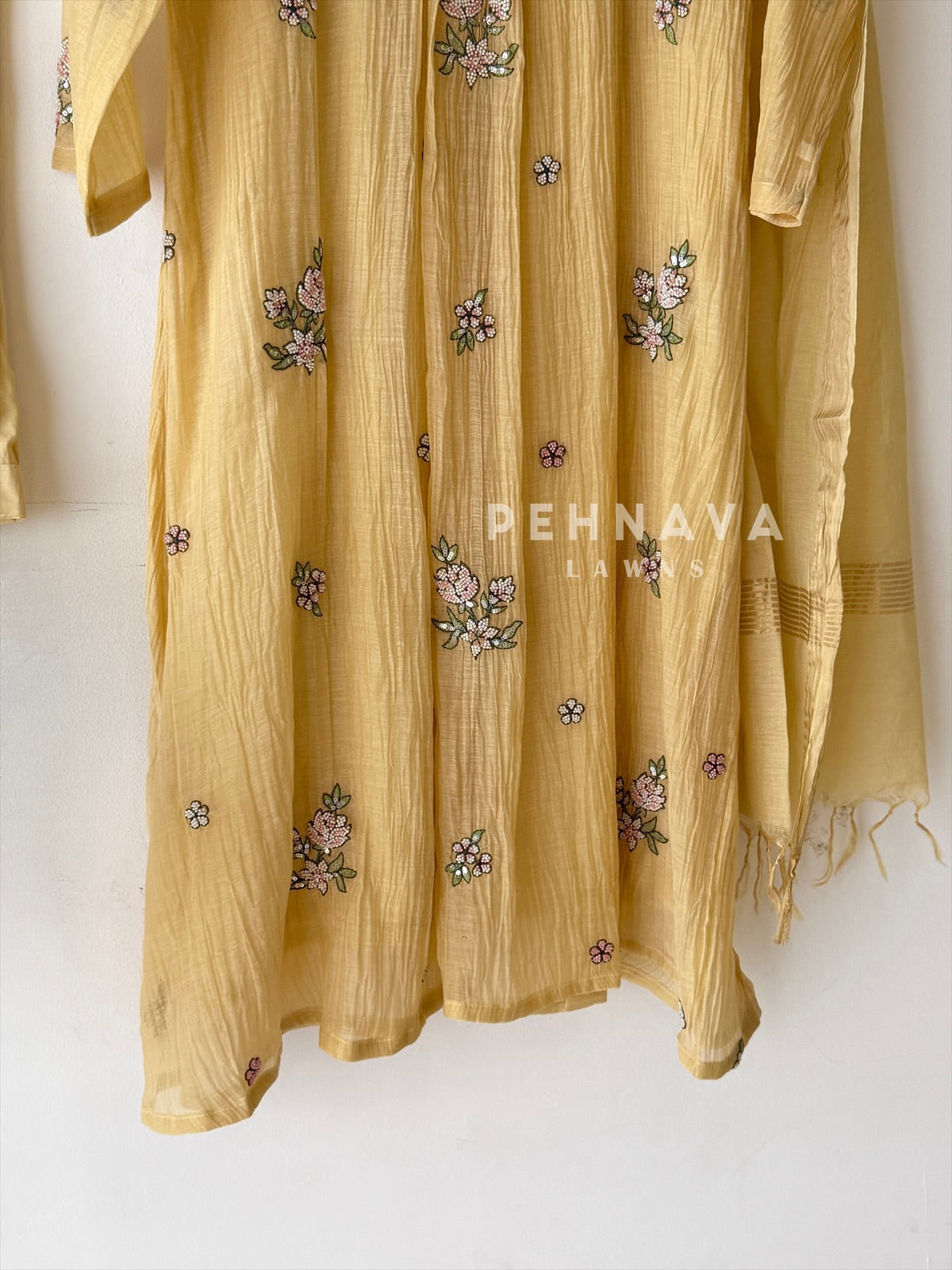 Floral Embroidered Three Piece Ensemble 6005/004