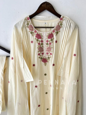 Embroidered Cotton Suit-3362 - Pehnava Lawns