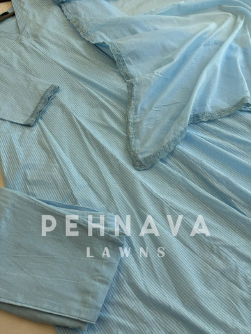 Cotton-Dotted Anarkali suit-7292