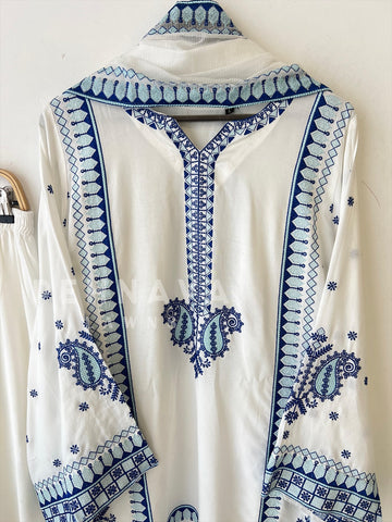 Classic Rayon Work Suit-139 - Pehnava Lawns