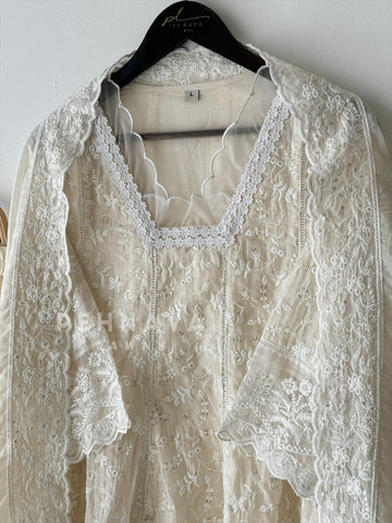 Rich Embroidered Suit - Pehnava Lawns
