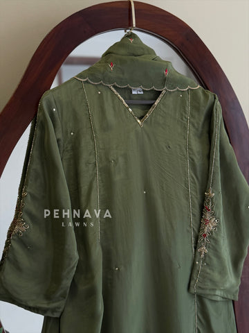 Handworked Panel Suit Set