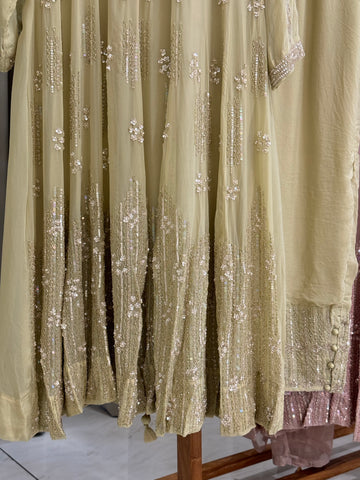 Heavy Handworked Anarkali Suit-8372