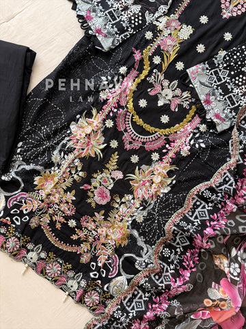 Printed Embroidered Ready to Wear Suit-2108