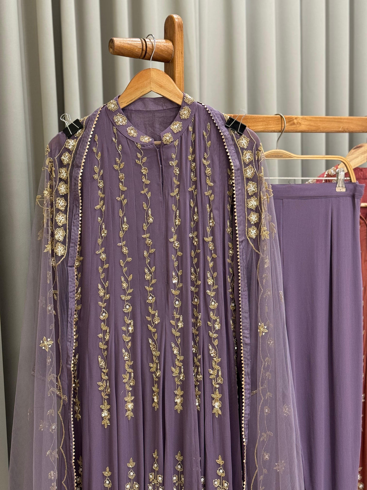 Heavy Handworked Anarkali Suit-8393