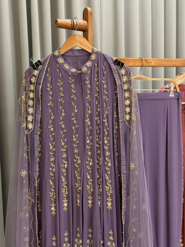 Heavy Handworked Anarkali Suit-8393
