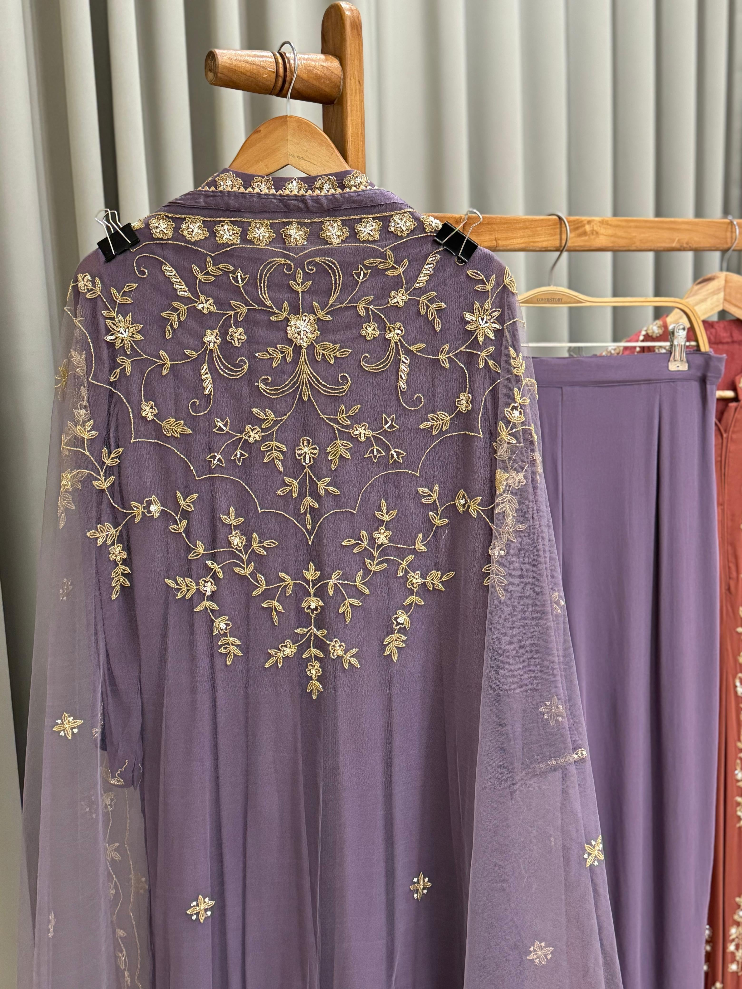 Heavy Handworked Anarkali Suit-8393